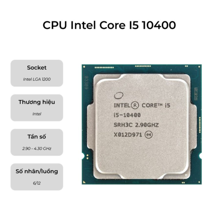 CPU Intel Core i5-10400 Tray NEW