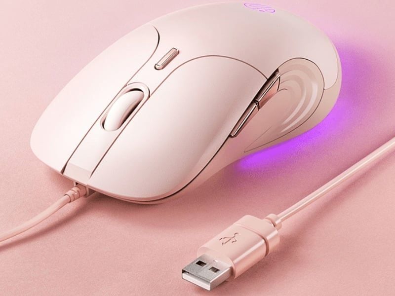 Chuột INPHIC B8 Hồng