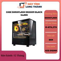 CASE DARKFLASH DB330M BLACK GLASS