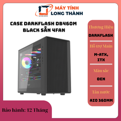 CASE DARKFLASH DB460M BLACK SẴN 4FAN