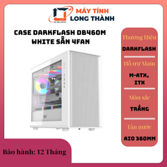 CASE DARKFLASH DB460M WHITE SẴN 4FAN