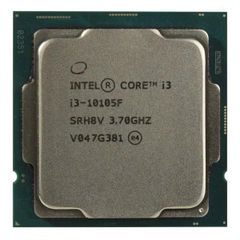 CPU INTEL CORE I3 10105F TRAY NEW (3.7GHz turbo up to 4.4Ghz, 4 nhân 8 luồng)