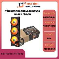TẢN NƯỚC DARKFLASH DE360 BLACK CÓ LCD