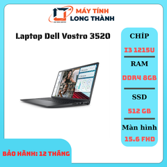 Laptop Dell Vostro 3520 (i3 1215U/8GB/512GB SSD/15.6 inch FHD 120Hz/Dos/Đen)