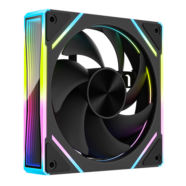 Fan MAGIC SNOWMAN F-125 ĐEN ARGB