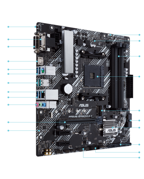 MAIN ASUS PRIME B450M-A II