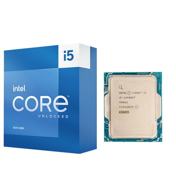 CPU Intel Core i5 14600KF TRAY BH 24TH (UP TO 5.3Ghz, 14 NHÂN 20 LUỒNG, 24MB CACHE, 125W)