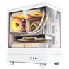 CASE DARKFLASH DB330M WHITE GLASS