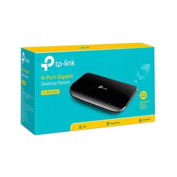 Switch TPLink TL-SG1008D (Gigabit 1000Mbps/ 8 Cổng/ Vỏ Nhựa)