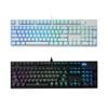 Bàn phím FL-Esports MK104 Pro White Switch Outemu Black/White