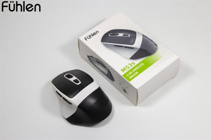Chuột không dây Fuhlen M53S Silent Black