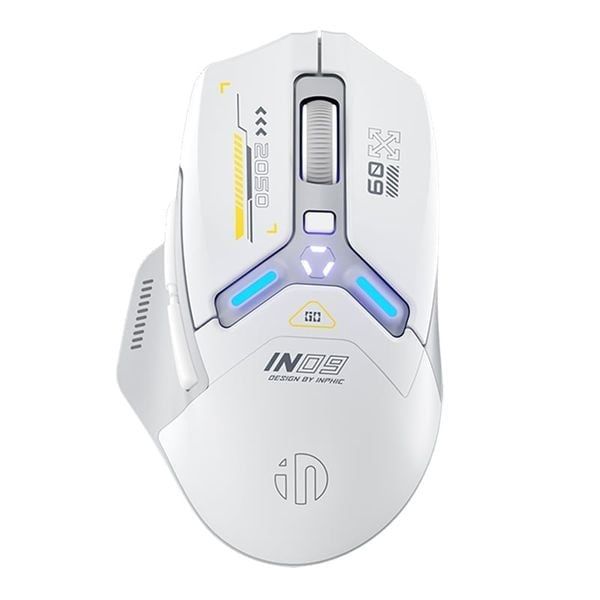 CHUỘT GAMING INPHIC IN9 Trắng | 3 mode, 10000 DPI