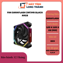 FAN DARKFLASH INF34R BLACK ARGB