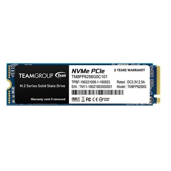 SSD 256G TEAMGROUP MP33 PCIE GEN 3X4 M2 NVME
