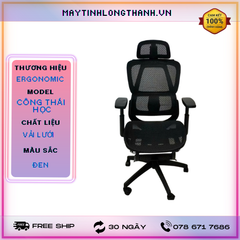 Ghế Công Thái Học CTH919 Ergonomic ĐEN