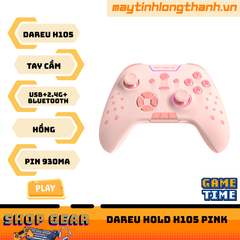 Tay cầm chơi game không dây DAREU HOLD H105 PINK