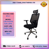 GHẾ VĂN PHÒNG CHÂN XOAY CÓ TỰA ĐẦU (Đen)