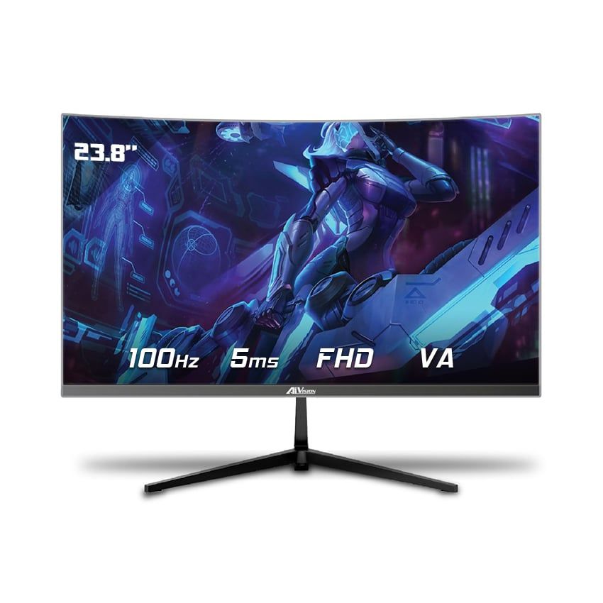 Màn hình Cong Aivision A245FC White | 24 inch, FHD, 100Hz, VA