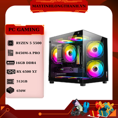 THÙNG MÁY LTC AMD R555 (Ryzen 5 5500 - 16GB - 512GB - 6500XT)