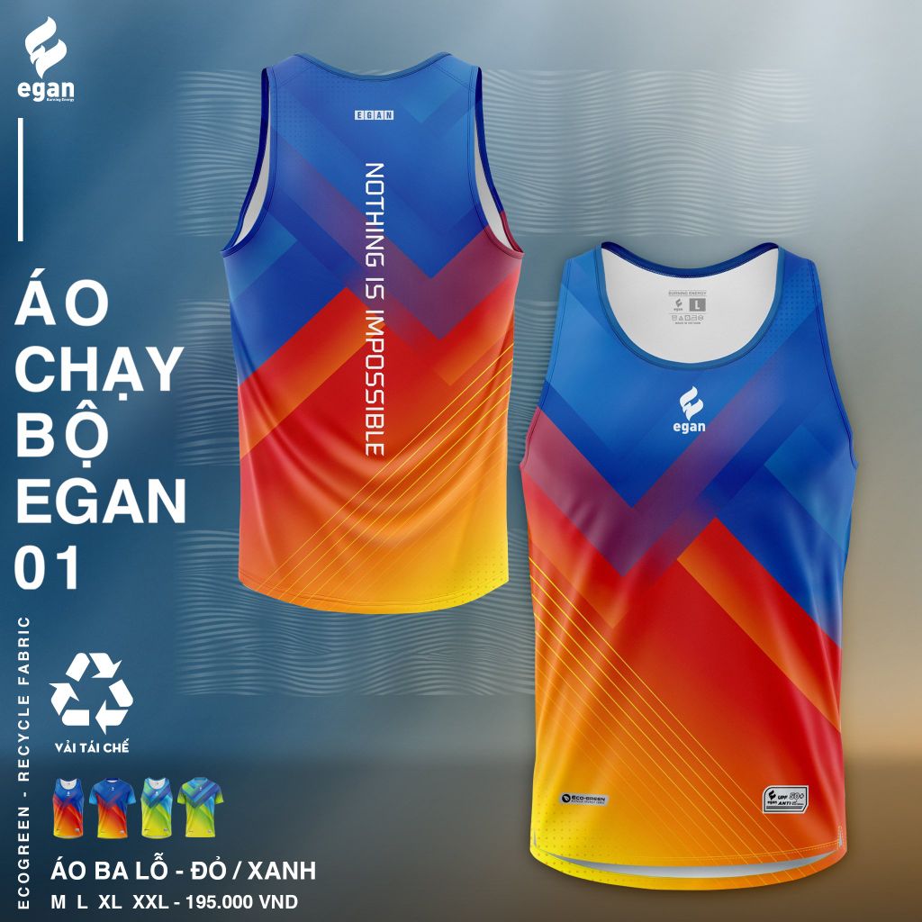 Áo Chạy Bộ Ba Lỗ Egan 1