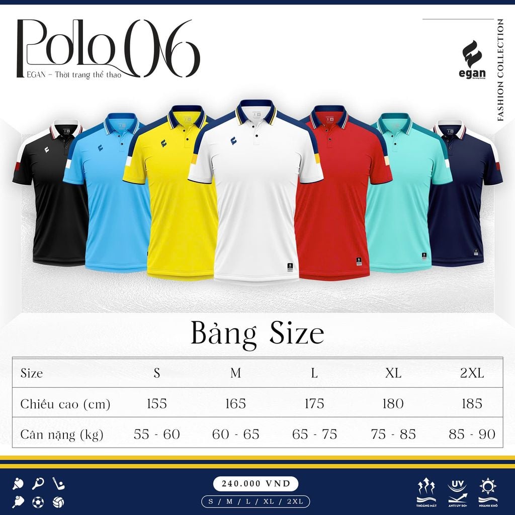 Áo Polo Egan 6 UV