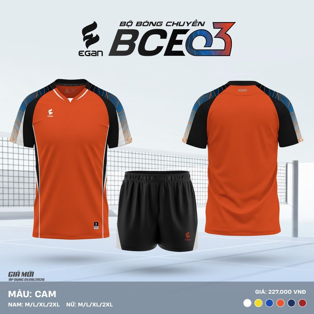Bộ bóng chuyền BCE03 Nam