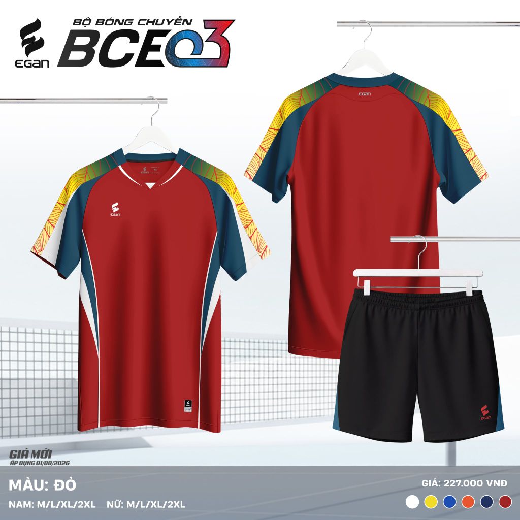Bộ bóng chuyền BCE03 Nữ