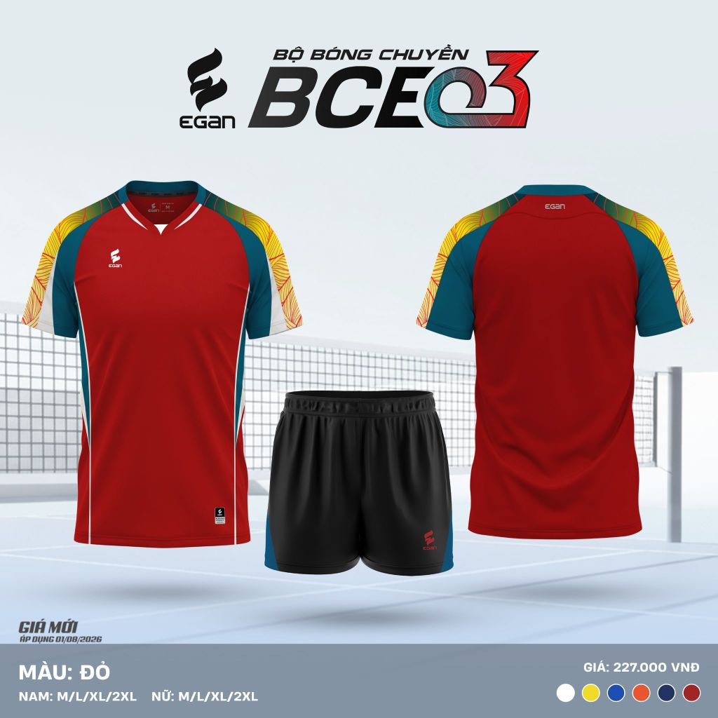 Bộ bóng chuyền BCE03 Nam