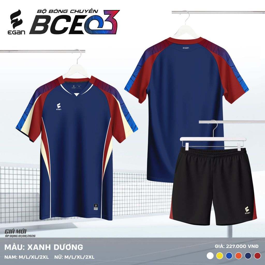 Bộ bóng chuyền BCE03 Nữ