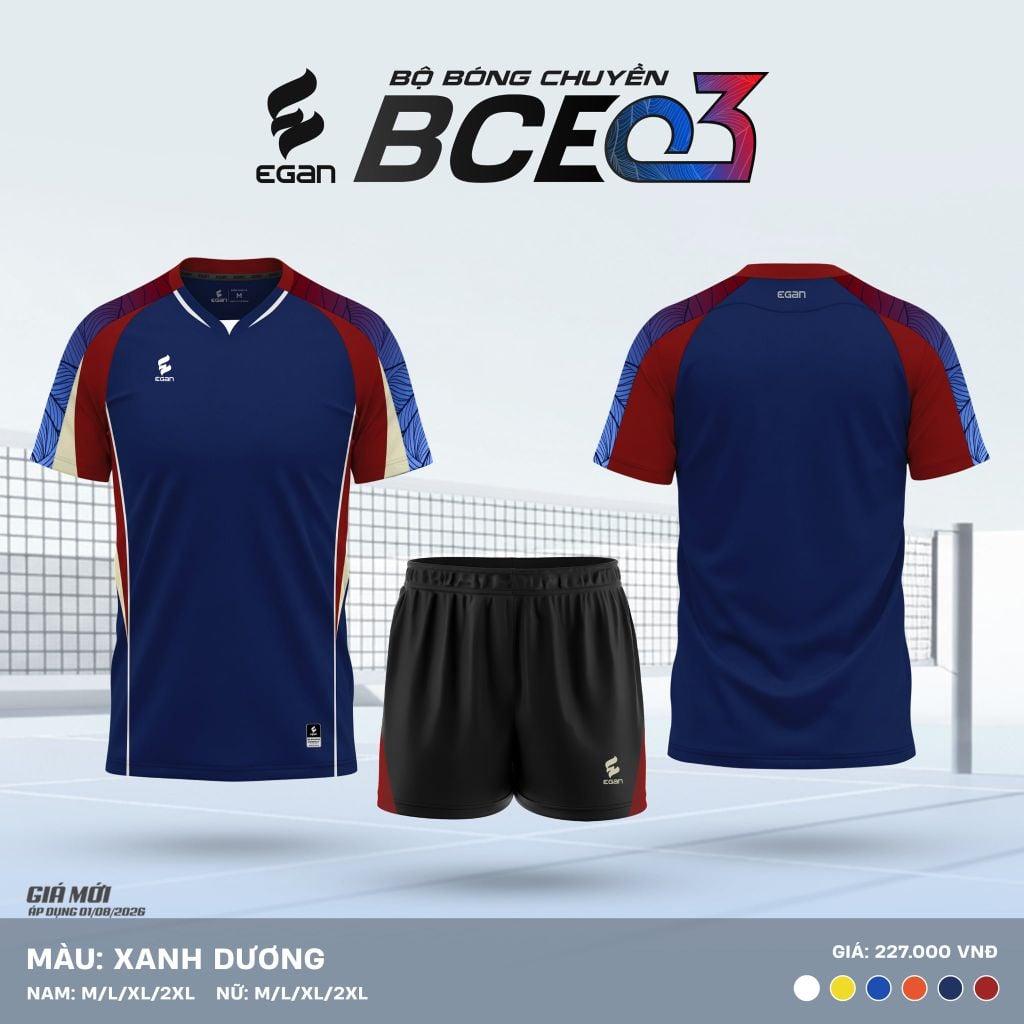 Bộ bóng chuyền BCE03 Nam