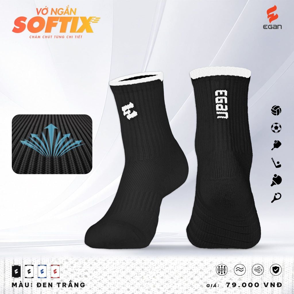 Vớ Ngắn Egan Softix