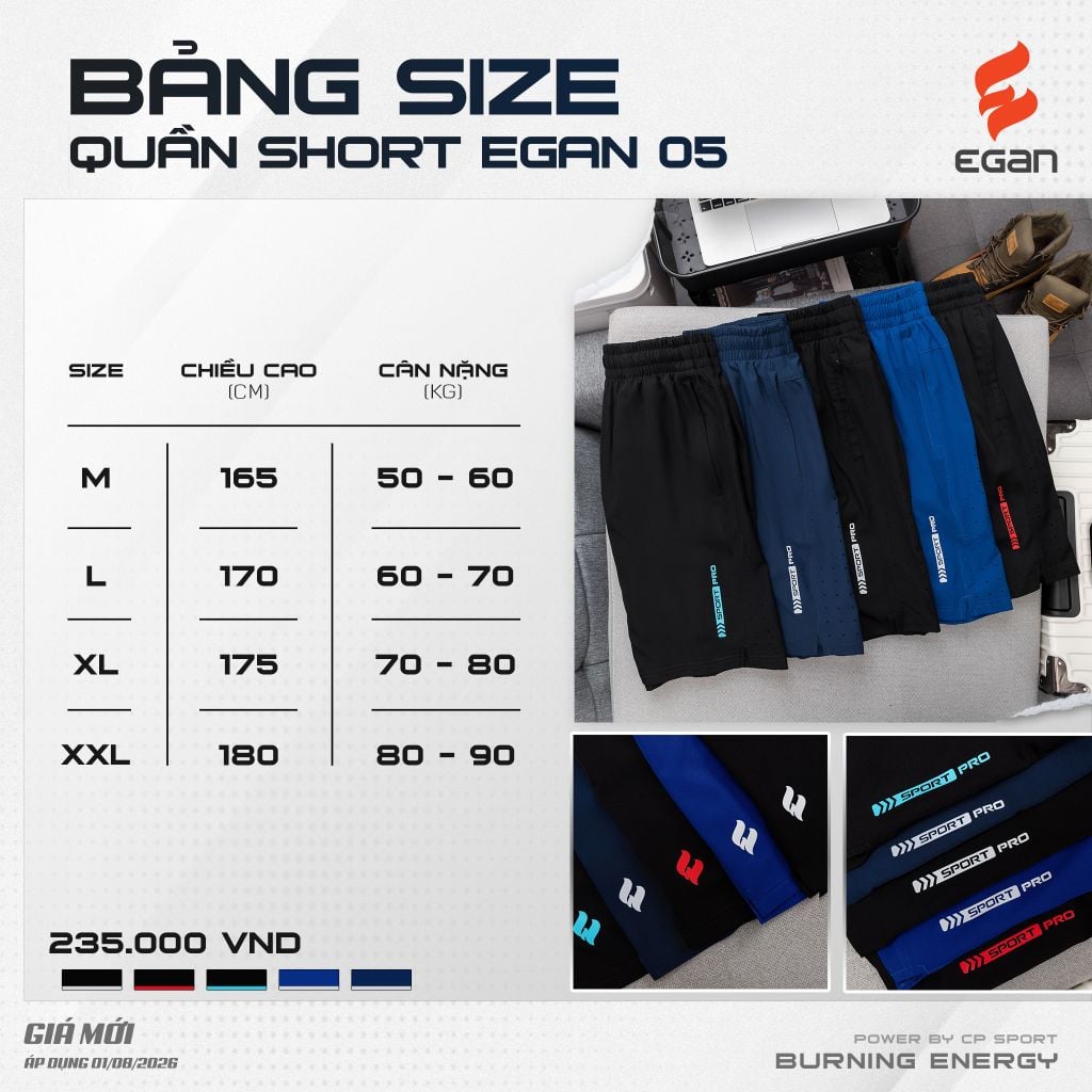 Quần Short Egan 5