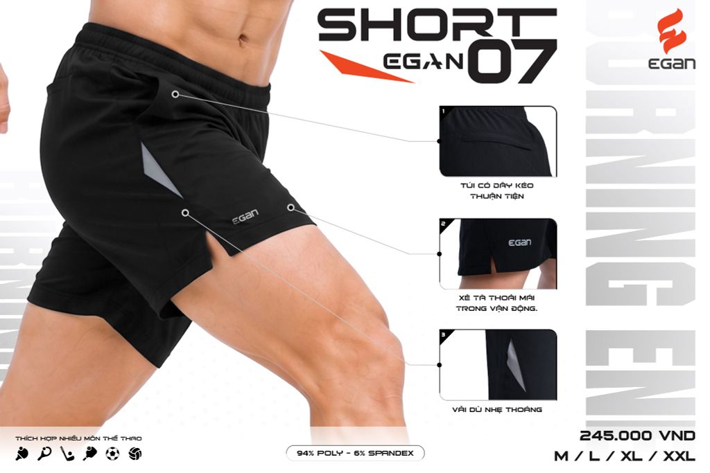Quần Short Egan 7