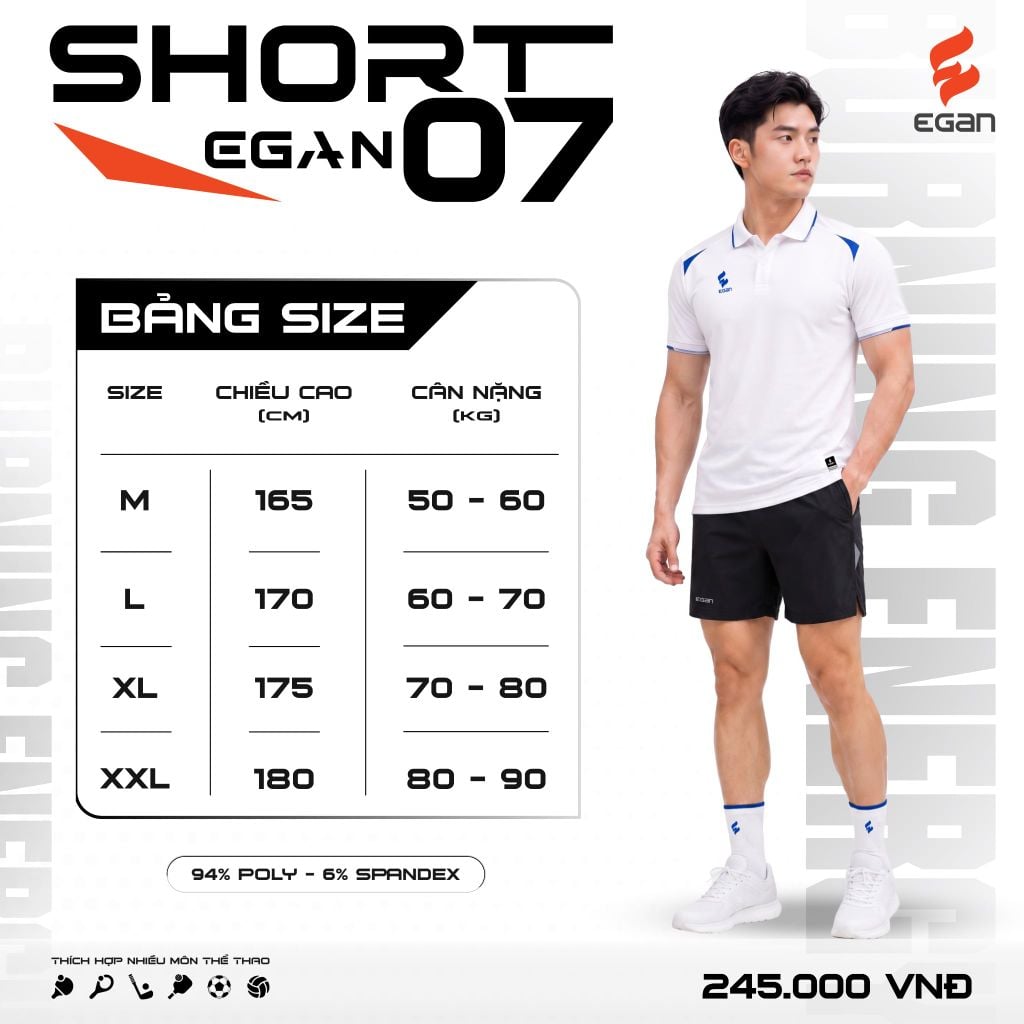 Quần Short Egan 7