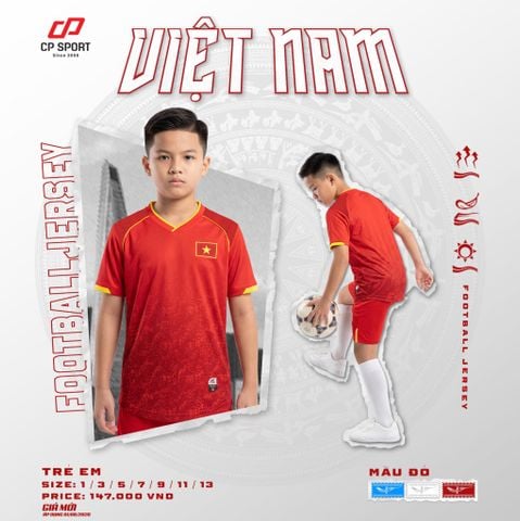 Bộ bóng đá trẻ em CP Việt Nam