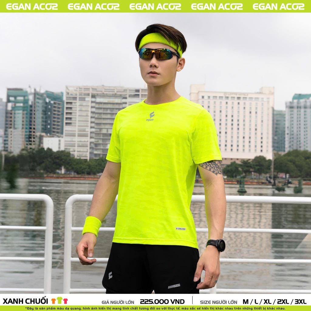 Áo Chạy Bộ EGAN AC02 Nam có tay