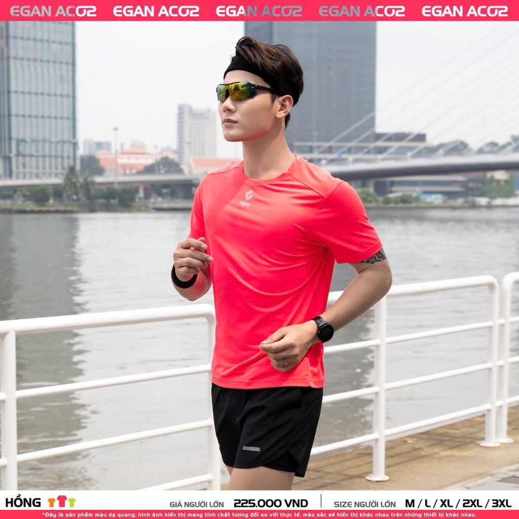 Áo Chạy Bộ EGAN AC02 Nam có tay