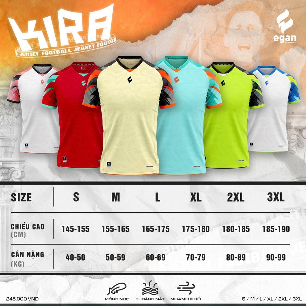 Bộ Bóng Đá Egan KIRA