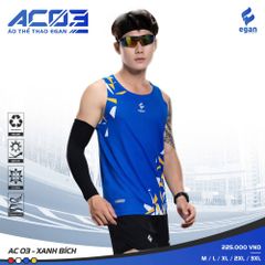 Áo Chạy Bộ Egan AC03 Nam Ba Lỗ