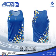 Áo Chạy Bộ Egan AC03 Nam Ba Lỗ