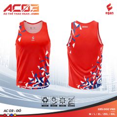 Áo Chạy Bộ Egan AC03 Nam Ba Lỗ