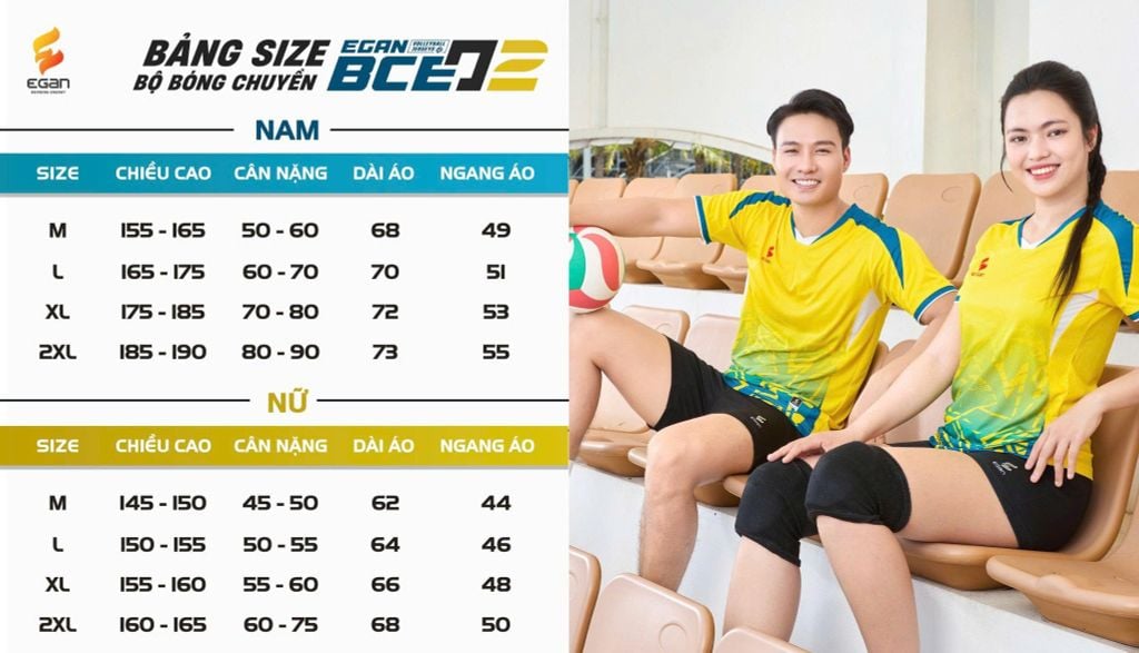 Bộ Bóng Chuyền Egan BCE02 Nam