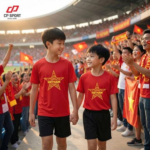 Áo Cổ Động Việt Nam Trẻ Em