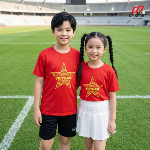 Áo Cổ Động Việt Nam Trẻ Em