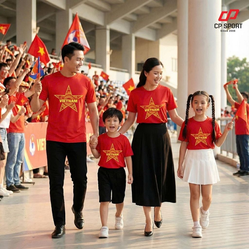 Áo Cổ Động Việt Nam Người Lớn