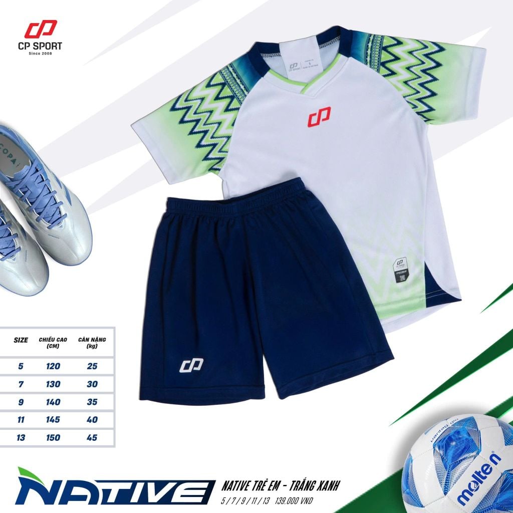 Bộ bóng đá trẻ em CP Native