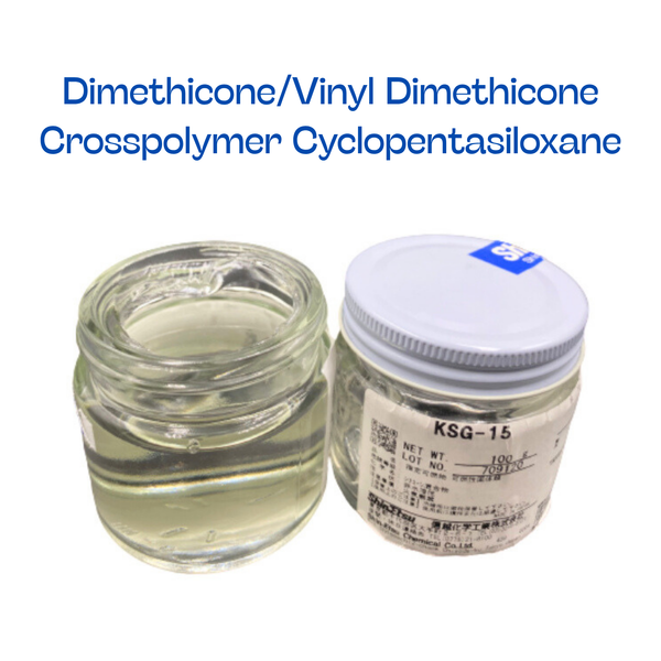 KSG-15 (Dimethicone/Vinyl Dimethicone Crosspolymer Cyclopentasiloxane)