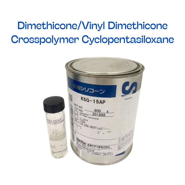 KSG-15AP (Dimethicone/Vinyl Dimethicone Crosspolymer Cyclopentasiloxane)