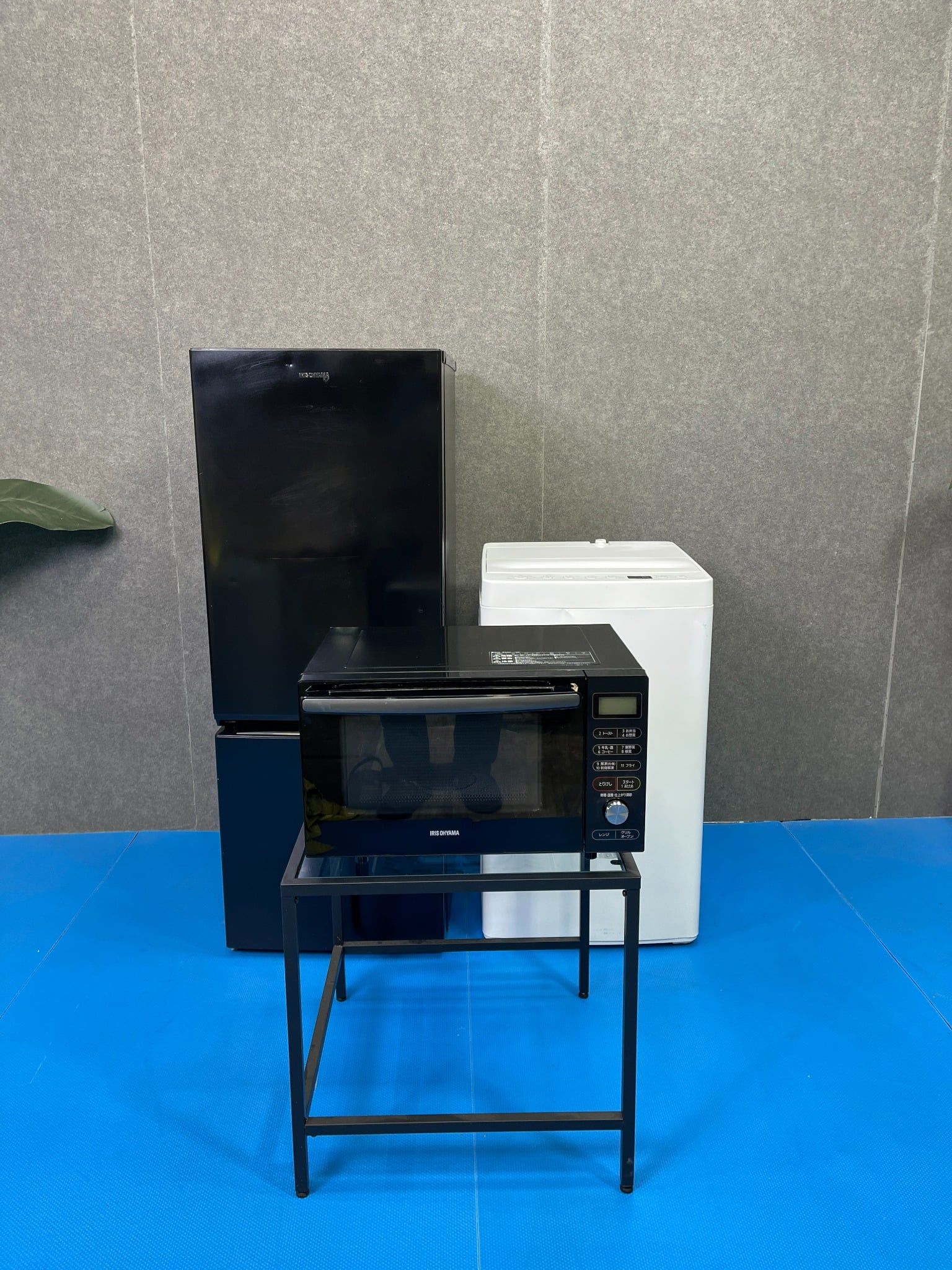 Small Set Fridge 160L C 19 Iris Ohyama T2493 - Washing machine 4 