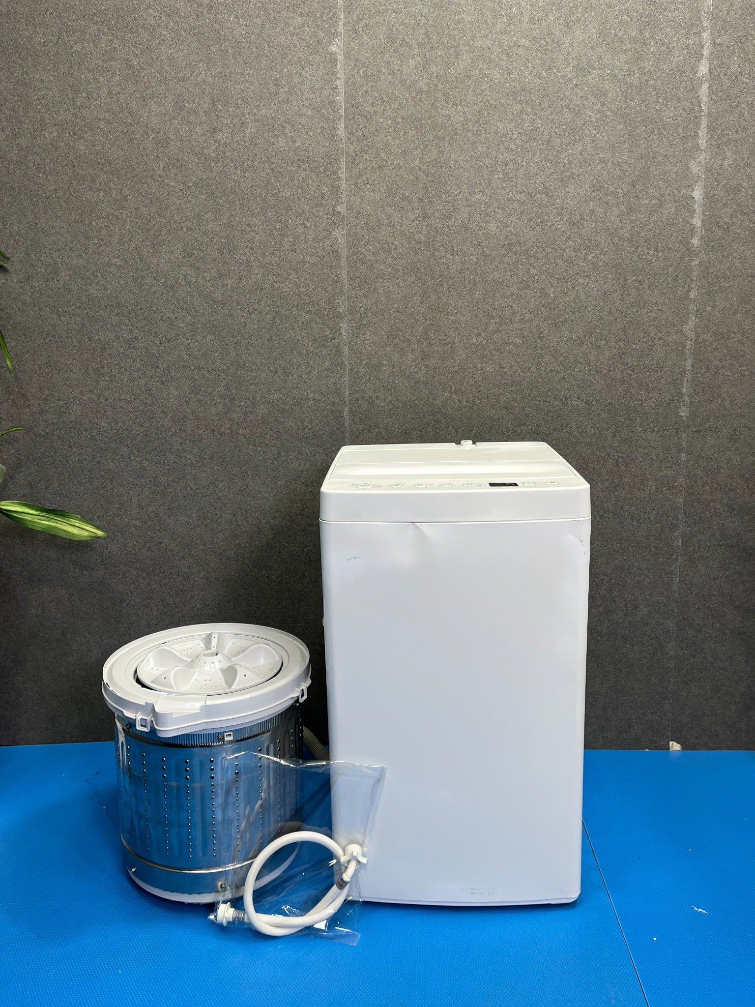 Small Set Fridge 160L C 19 Iris Ohyama T2493 - Washing machine 4 